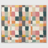 Patchwork Pastels Cadeaupapier (Vlak)