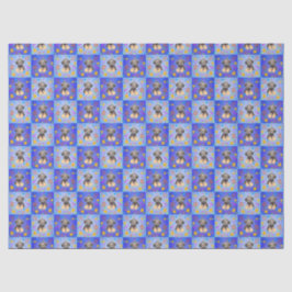 Patchwork Patchwork Patroon van Thatch Border Terr Tissuepapier