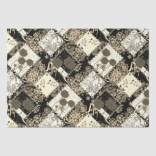 Patchwork patchwork quilt handgemaakte folk ethno tissuepapier