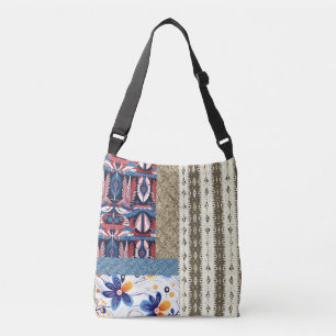 Patchwork patroon Boho stijl Crossbody Tas