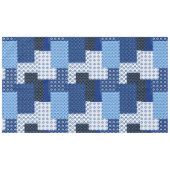 Patchwork, patroon, mozaïek, sterren, ster van Dav Tafelkleed (Voorkant (Horizontaal))