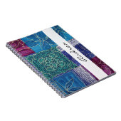 Patchwork Patroon, Patchwork Background, Jouw naam Notitieboek (Rechterzijde)