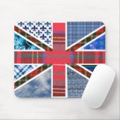 Patchwork-patroon van Uniepapier Muismat (Met muis)