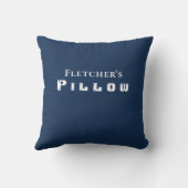 Patchwork Pattern Chintz Shades of Blue Polka Dot Kussen (Achterkant)