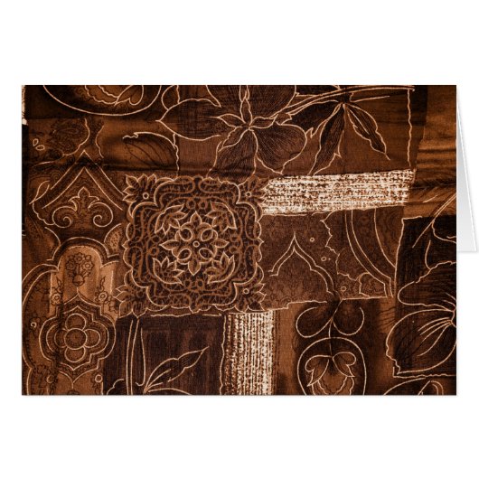Patchwork Pattern, Patchwork Background, Brown (Voorkant Horizontaal)