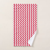 Patchwork Polen Vlag Patroon Bad Handdoek (Handdoek)