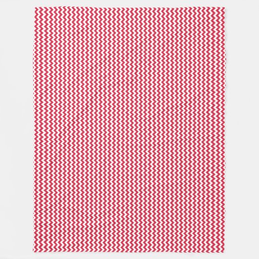 Patchwork Polen Vlag Patroon Fleece Deken (Voorkant)