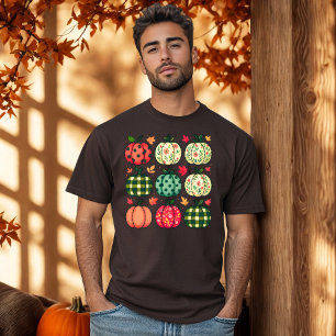 Patchwork Pompoen Coquette Pompoen T-shirt