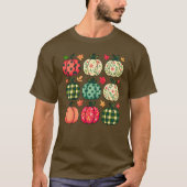 Patchwork Pompoen Coquette Pompoen T-shirt (Voorkant)