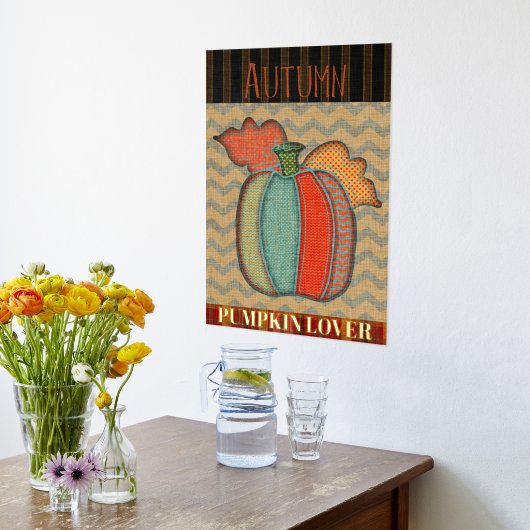 Patchwork Pompoen Lover Herfst Folie Afdrukken (Laag (Keuken))