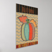 Patchwork Pompoen Lover Herfst Folie Afdrukken (Laagn)