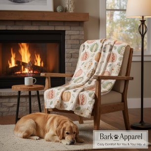 Patchwork Pompoenen Herfst Cozy Herfst Decor & Cad Fleece Deken