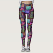 Patchwork poppenkostuum Leggings (Voorkant)