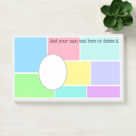patchwork Post-it Note Pad (Kantoor)