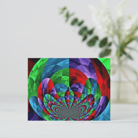 PATCHWORK POSTCARD BRIEFKAART (Staand voorkant)