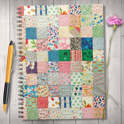  Patchwork Print Quilt Notitieboek