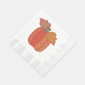 Patchwork Pumpkin Thanksgiving Luncheon Napkin Servetten (Hoek)