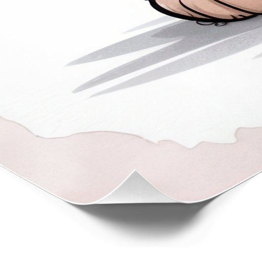 Patchwork Puppy | Floral Stitched Plush Art Perfect Poster (Hoek)