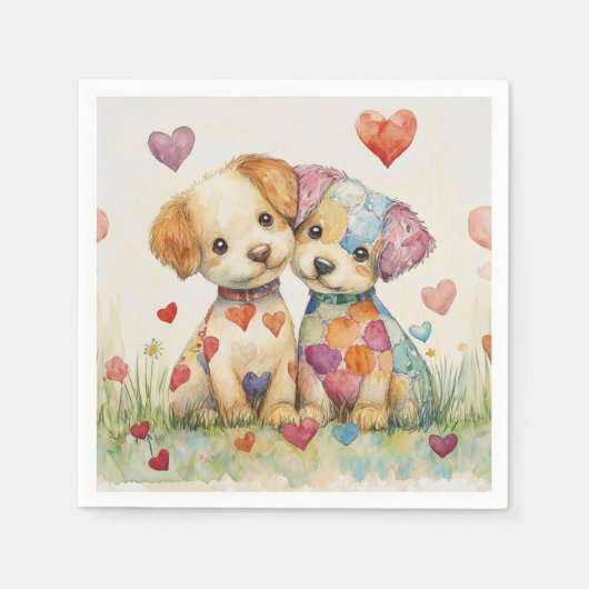 Patchwork Pups Valentijn Servet (Voorkant)