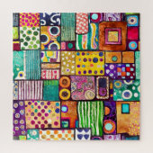 patchwork puzzel legpuzzel (Verticaal)