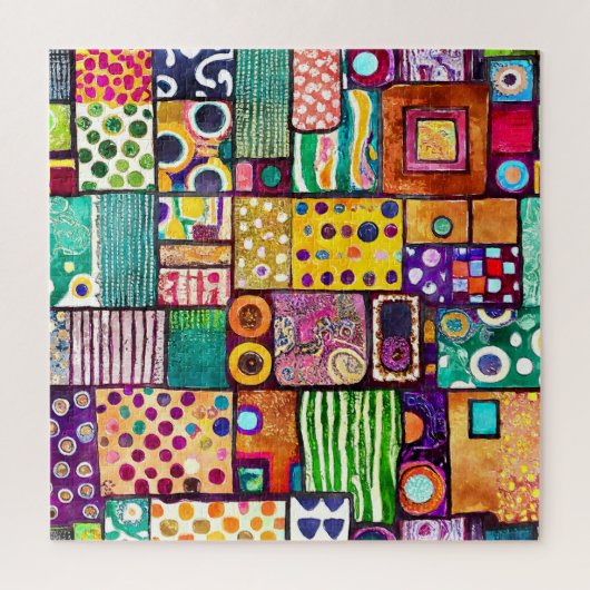 patchwork puzzel legpuzzel (Verticaal)