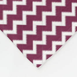 Patchwork Qatar Vlag Patroon Fleece Deken