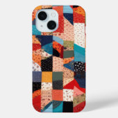 Patchwork Quilt Abstract Patroon Case-Mate iPhone Case (Achterkant)