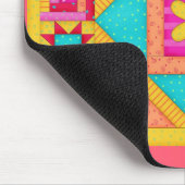 Patchwork Quilt Art Mousepad Muismat (Hoek)