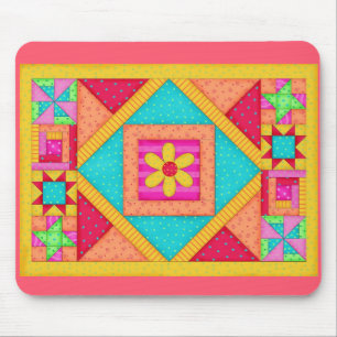 Patchwork Quilt Art Mousepad Muismat