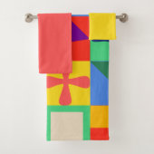 Patchwork Quilt Bad Handdoek (Insitu)