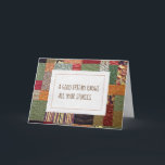 Patchwork Quilt Birthday for Friend Kaart<br><div class="desc">Patchwork-kantelpatroon met oranje lijst dat de beste vriend op zijn verjaardag stikt</div>