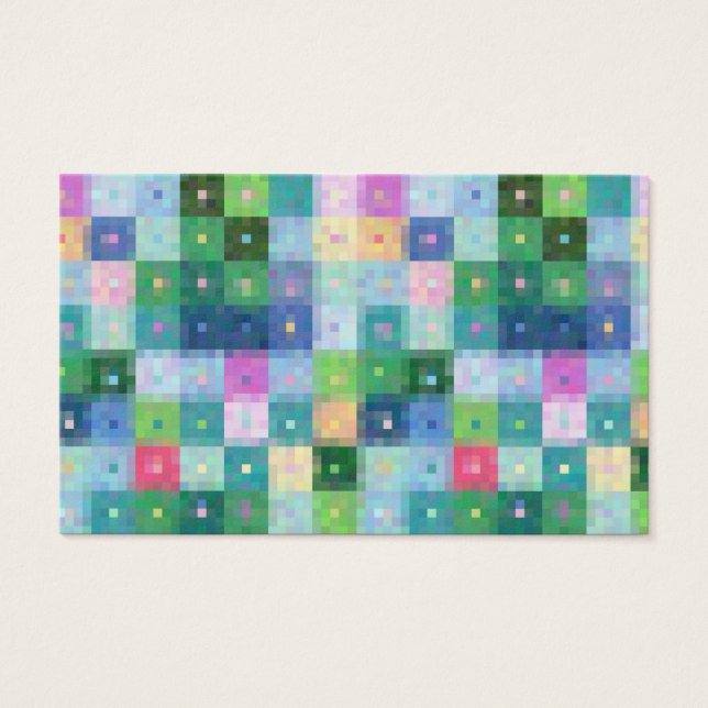Patchwork Quilt blokpatroon Visitekaartjes (Voorkant)
