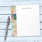 patchwork Quilt Border Note Pad Notitieblok
