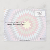 Patchwork quilt briefkaart (Achterkant)