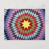 Patchwork quilt briefkaart (Voorkant)