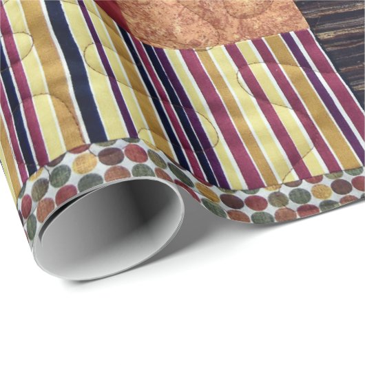 Patchwork Quilt Cadeaupapier (Rol Hoek)