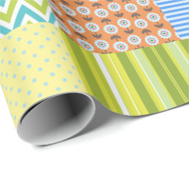 Patchwork Quilt Cadeaupapier
