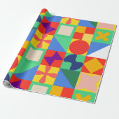 Patchwork Quilt Cadeaupapier (Uitgerold)