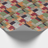 patchwork quilt cadeaupapier (Hoek)