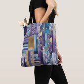 patchwork-quilt-canvas tas (Dichtbij)