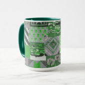 Patchwork Quilt Ceramic Mok (Voorkant links)