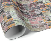 Patchwork Quilt Collage Naadloze Print. Cadeaupapier (Rol Hoek)