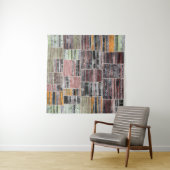 Patchwork Quilt Collage Naadloze Print. Wandkleed (In Situ (horizontaal))
