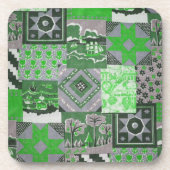 Patchwork Quilt Cork Onderzetter (Voorkant)