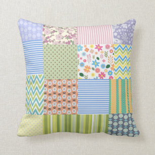Patchwork Quilt Design Sierkussen