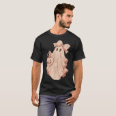 Patchwork Quilt Flower NK Ghost Coquette Halloween T-shirt (Voorkant volledig)