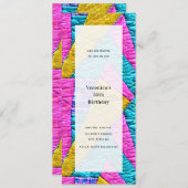 Patchwork Quilt Geïnspireerd Algemeen Feest voor A Kaart (Voorkant / Achterkant)