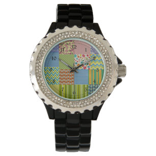 Patchwork Quilt Horloge