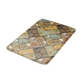 Patchwork quilt keramische tegel cirkels mandala p badmat (Gekanteld)
