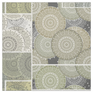 Patchwork quilt keramische tegel cirkels mandala p stof